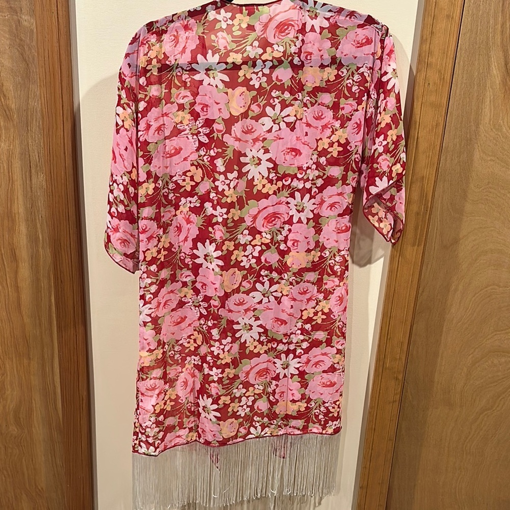 Floral Kimono Cardigan - Picture 5 of 5
